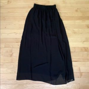 Charlotte Russe black, long skirt